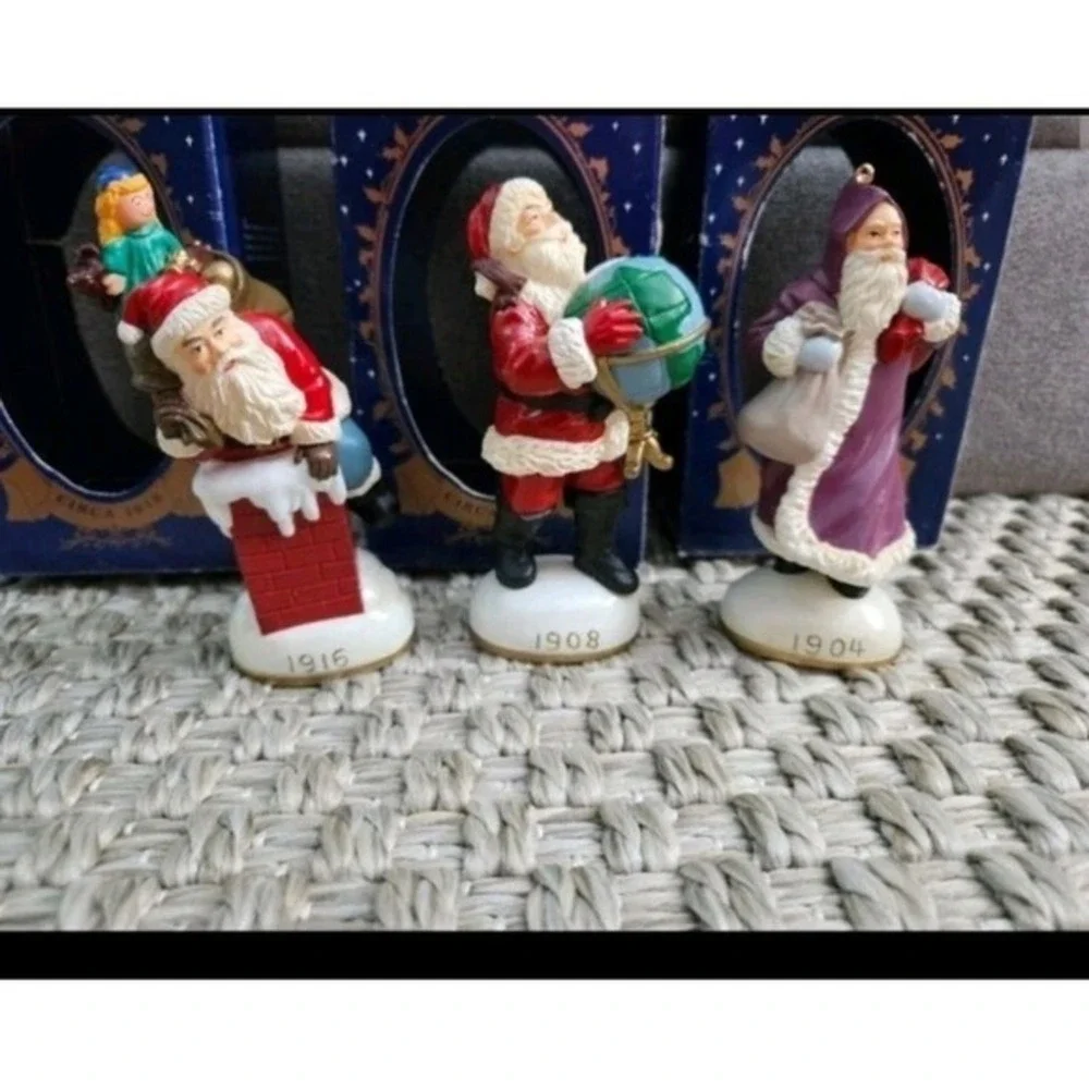 Vintage Santa Thru The‎ Ages Decor Figurines